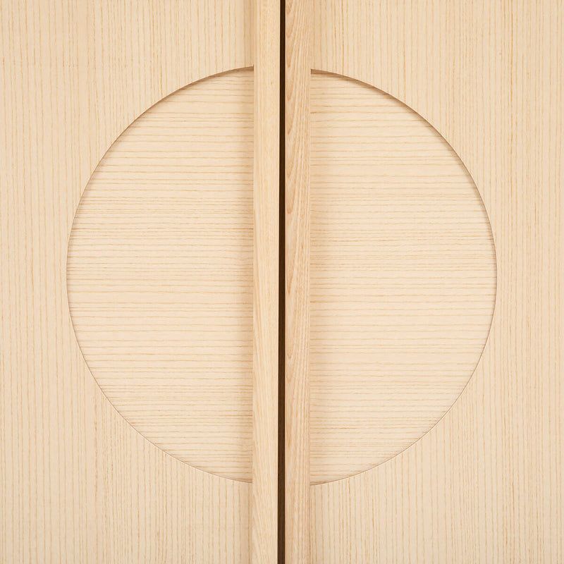 Komoda nowoczesna ARDEN, japandi, 119 x 40 x 80 cm