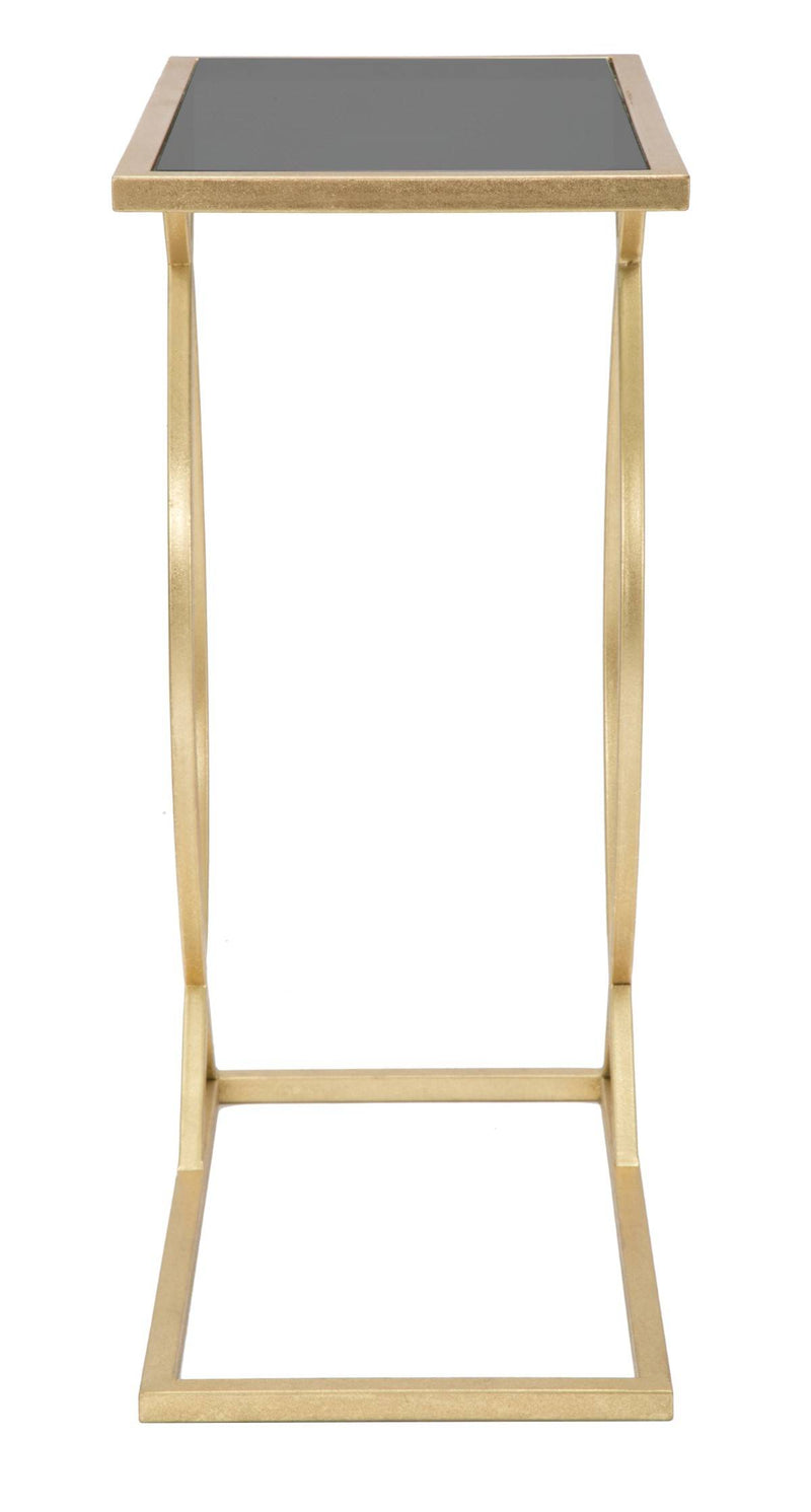 Stolik pomocniczy w stylu glamour, wys. 60 cm