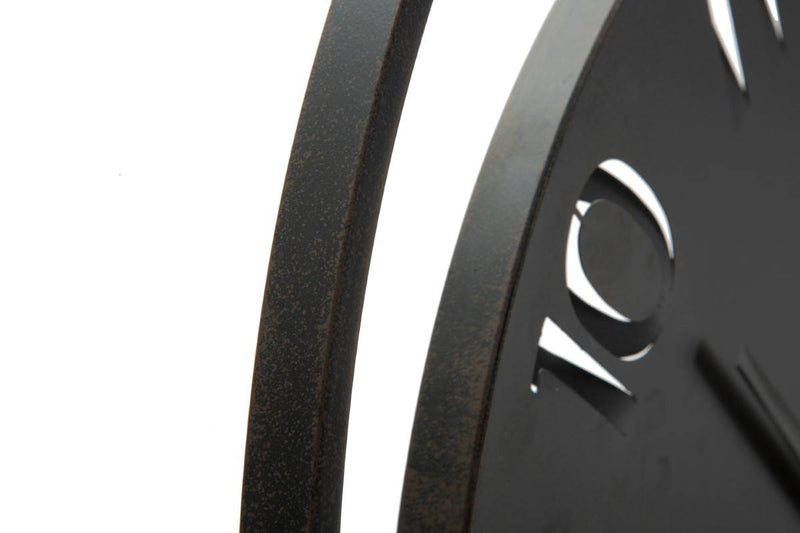 Metalowy zegar ścienny, Ø 60 cm