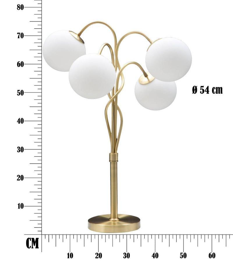 Lampa biurkowa z 4 kulami GLAMY, wys. 74 cm