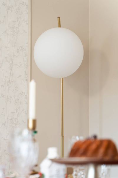 Lampa podłogowa w formie kuli GLAMY, wys. 179 cm