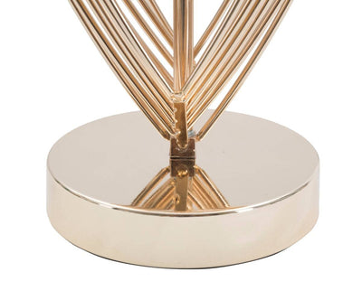 Lampa stołowa ze złotym zdobieniem MAXT