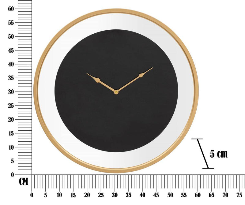 Zegar ścienny ze szklaną tarczą FASHION, Ø 60 cm