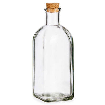 Szklana butelka z korkiem