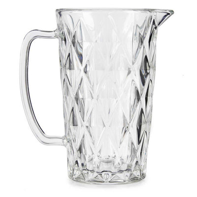 Dzbanek szklany z kryształowym wzorem, 1 l