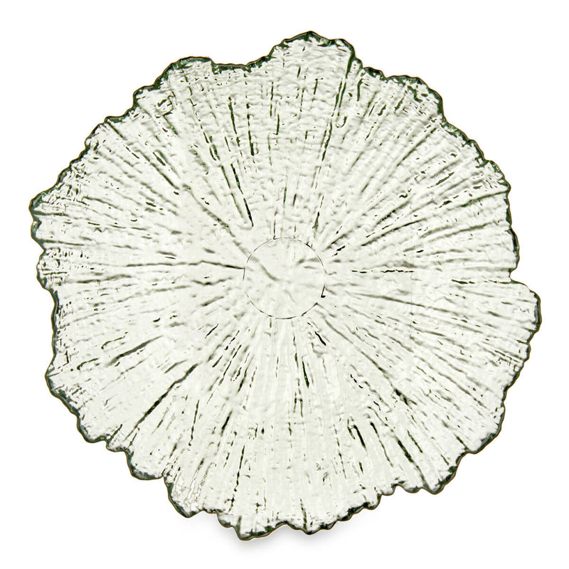 Ozdobny talerz głęboki w organicznym kształcie, Ø 22 cm