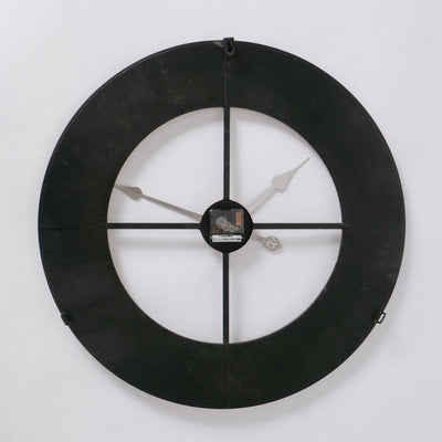 Zegar czarny loft COLORADO, Ø 60 cm