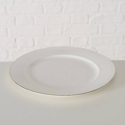 Talerz obiadowy KELLY, porcelanowy, Ø 26,5 cm