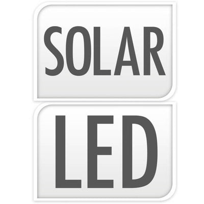 Lampion solarny, metalowy, plecionka wiedeńska, Ø 17 x 22 cm