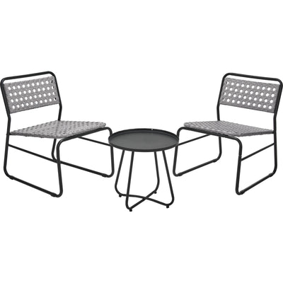 Zestaw metalowych mebli ogrodowych, RATTAN