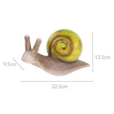 Dekoracja ogrodowa ślimak, 22 x 10 cm
