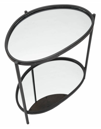 Stolik z lustrzanymi blatami, 58 x 53 x 37 cm 
