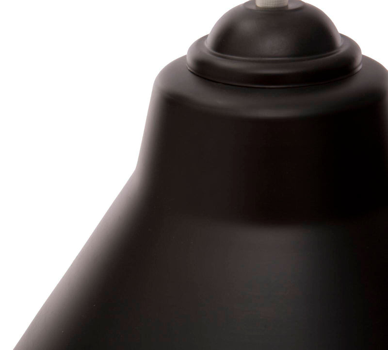 Lampa wisząca, czarna, Ø 25 cm
