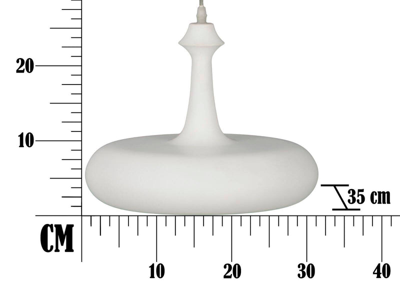 Lampa wisząca, biała, Ø 32 cm