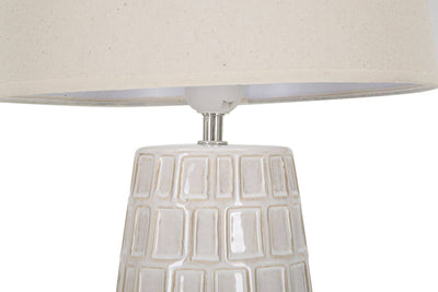 Lampa stołowa z ceramiczną podstawą, Ø 28 cm