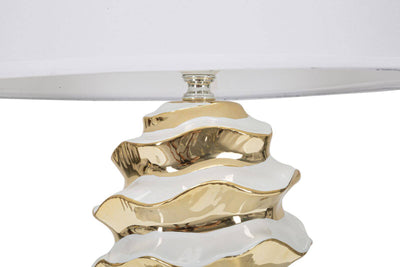 Lampa stołowa, ceramiczna, 33 x 53 cm
