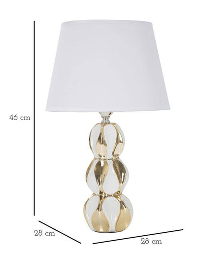 Lampka nocna z ceramiczną podstawą Ø 28 cm
