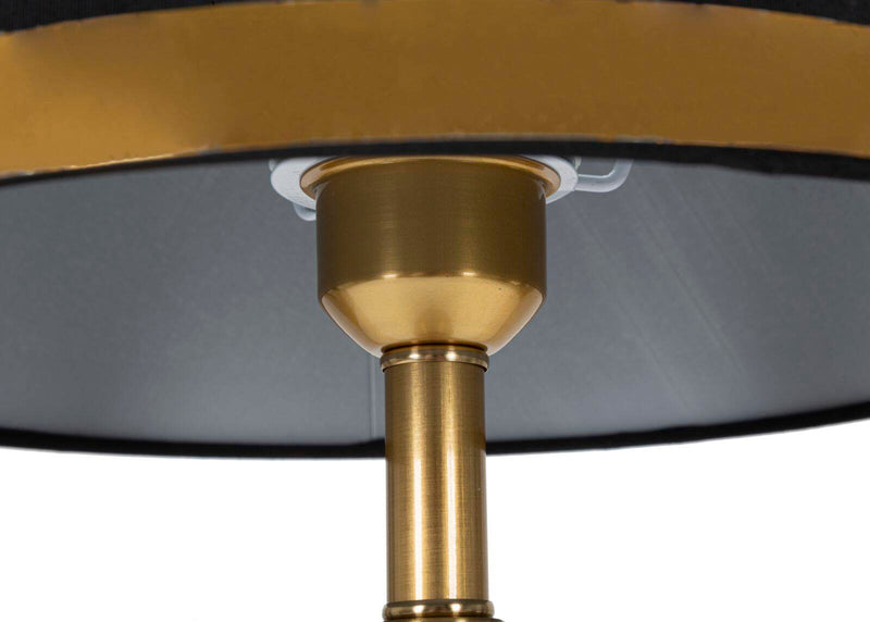 Metalowa lampa stołowa z kloszem, Ø 28 cm