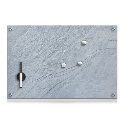 OUTLET Szklana tablica magnetyczna + 3 magnesy, 60x40 cm, ZELLER