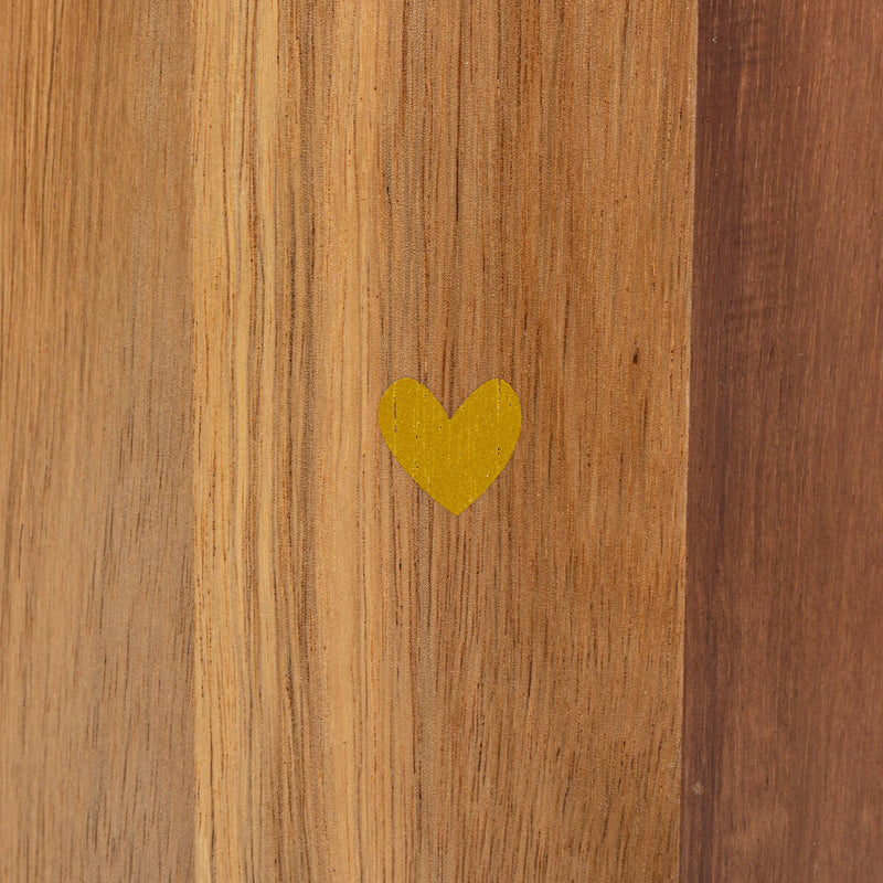 Osłonka na doniczkę z drewna akacji, Ø 18 cm