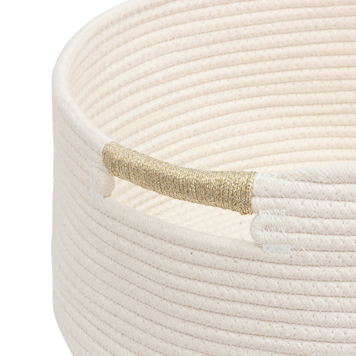 Kosze do przechowywania z bawełnianej plecionki TROPICAL, 2 sztuki