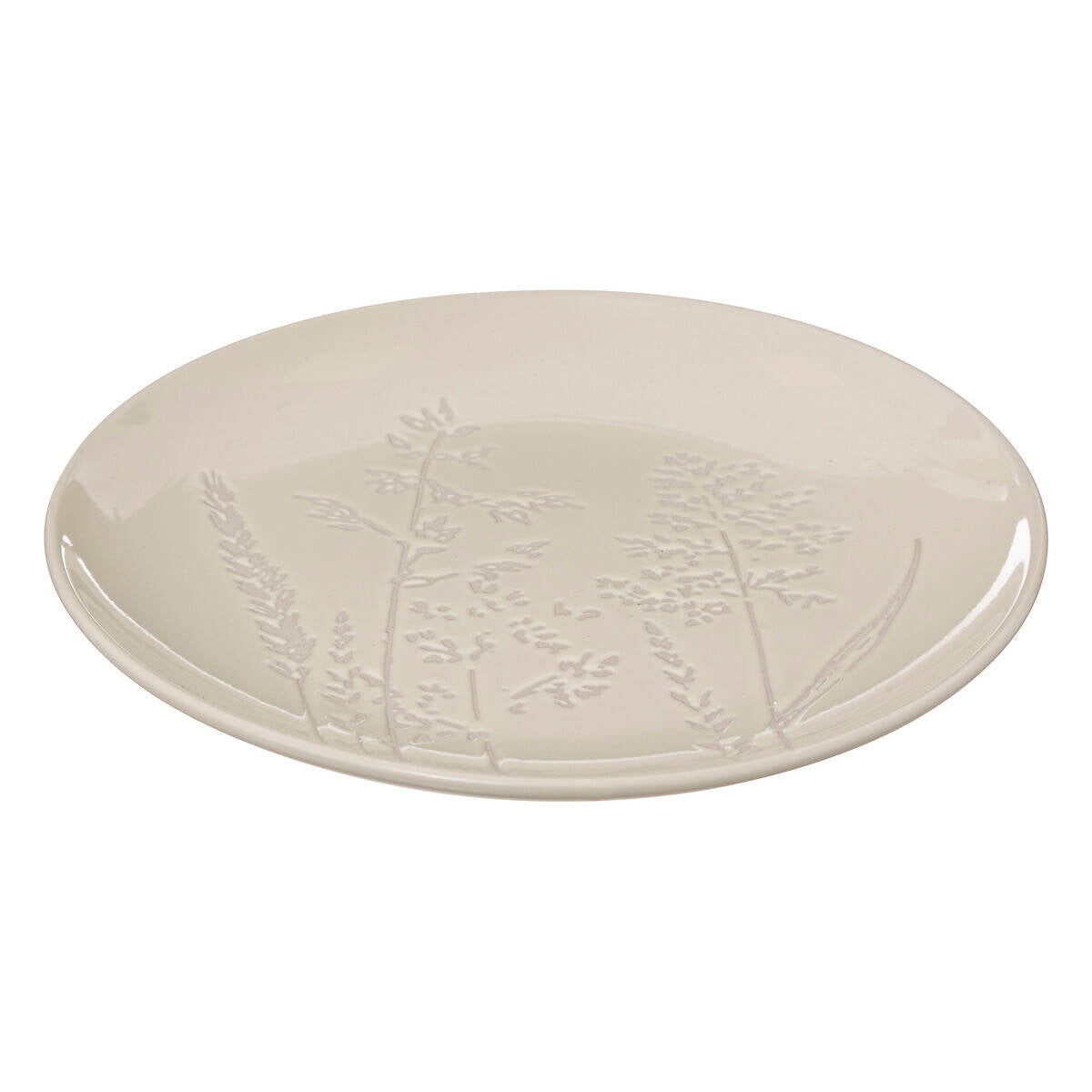 Talerz deserowy ELSA, kamionka, wzór polnych kwiatów, Ø 19 cm