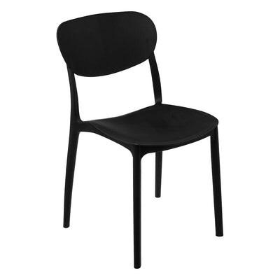 Krzesło do jadalni plastikowe, 46 x 54,5 x 79 cm