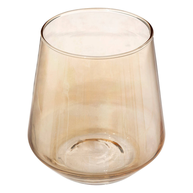 Szklanki do napojów zimnych OLGA, szampański kolor, 6 sztuk