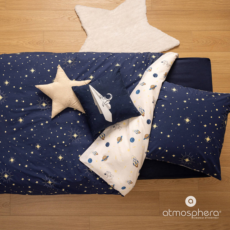 Poduszka dekoracyjna dziecięca SPACE, 40 x 40 cm