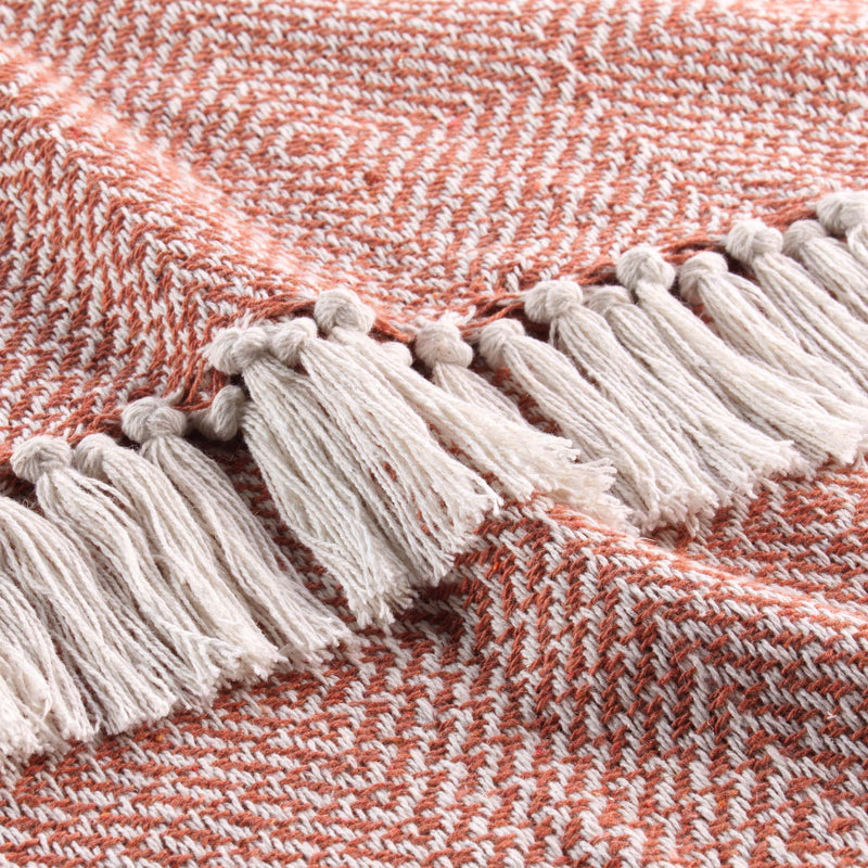Narzuta z tkanej bawełny LOUISETTE, 125 x 150 cm