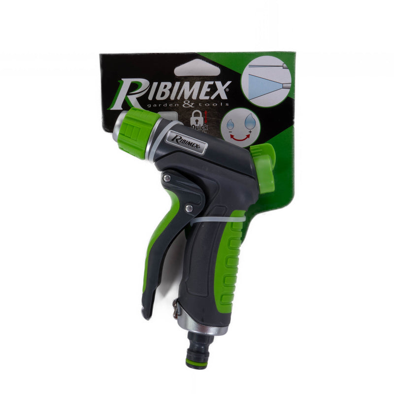 Pistolet do węża ogrodowego RIBIMEX, regulacja strumienia, soft touch