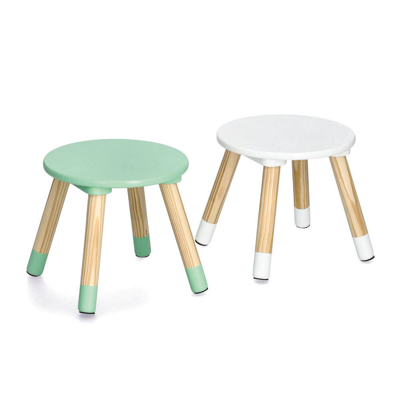 Zestaw mebli dla dzieci z MDF i sosny, stolik + 2 krzesła