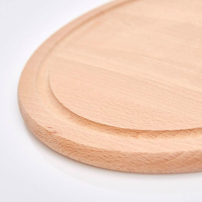 Okrągła deska do krojenia z drewna bukowego, Ø 25 cm 
