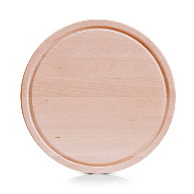 Okrągła deska do krojenia z drewna bukowego, Ø 31 cm 