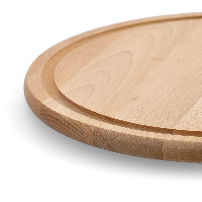 Okrągła deska do krojenia z drewna bukowego, Ø 31 cm 