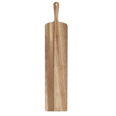 Podłużna deska do serwowania z drewna akacji, 75 x 15,5 cm
