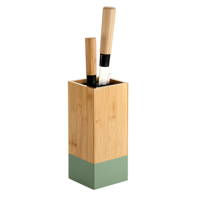 Bambusowy blok na noże do krojenia