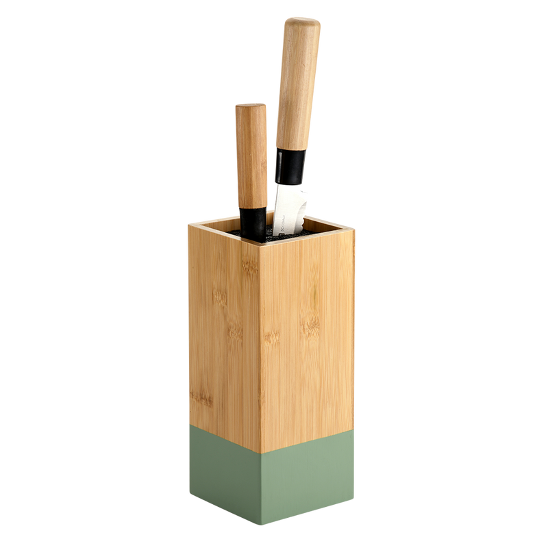 Bambusowy blok na noże do krojenia