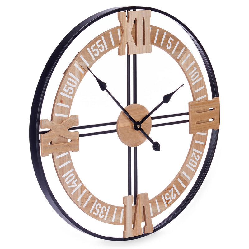 Zegar loft 60 cm, tarcza z minutnikiem