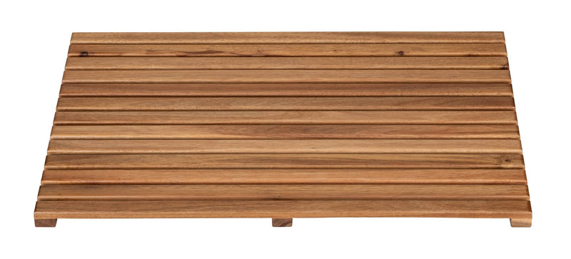 Kratka prysznicowa z drewna akacji, 40 x 60 cm