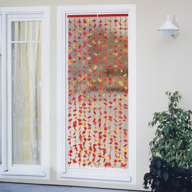Zasłonka ze sztucznych liści, 90 x 190 cm, montaż bez wiercenia