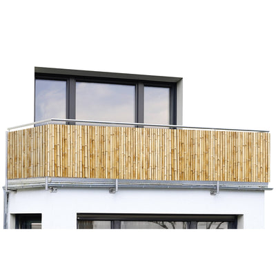 Osłona balkonowa z wzorem bambusa, 5 m x 85 cm