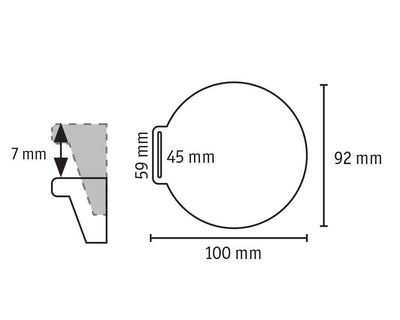 Wielorazowa pokrywka do kubka 300-500 ml