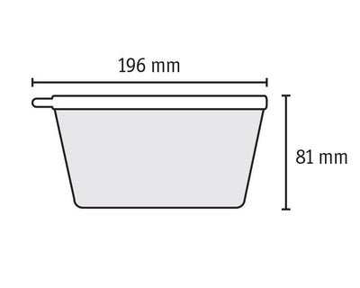 Pudełko z pokrywką, wielorazowe, 1,3 l