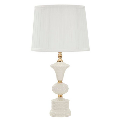 Lampa stołowa z ozdobną bazą CASERTA, 57 cm