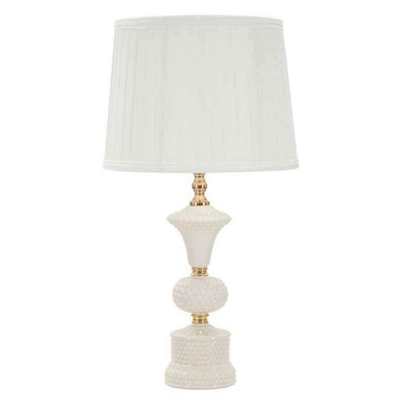 Lampa stołowa z ozdobną bazą CASERTA, 57 cm