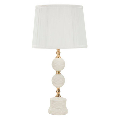 Lampa stołowa z ozdobną bazą NAPOLI, 59 cm