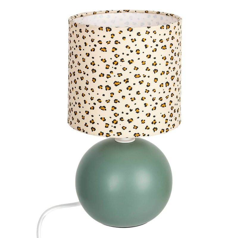 Lampka z abażurem w cętki LEOPARD, Ø 13 cm