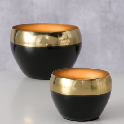 Świeczniki metalowe na tealight MALVA, Ø 8-12 cm