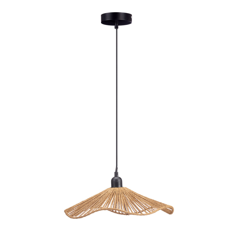 Lampa sufitowa VELTO pleciony klosz, 35 cm